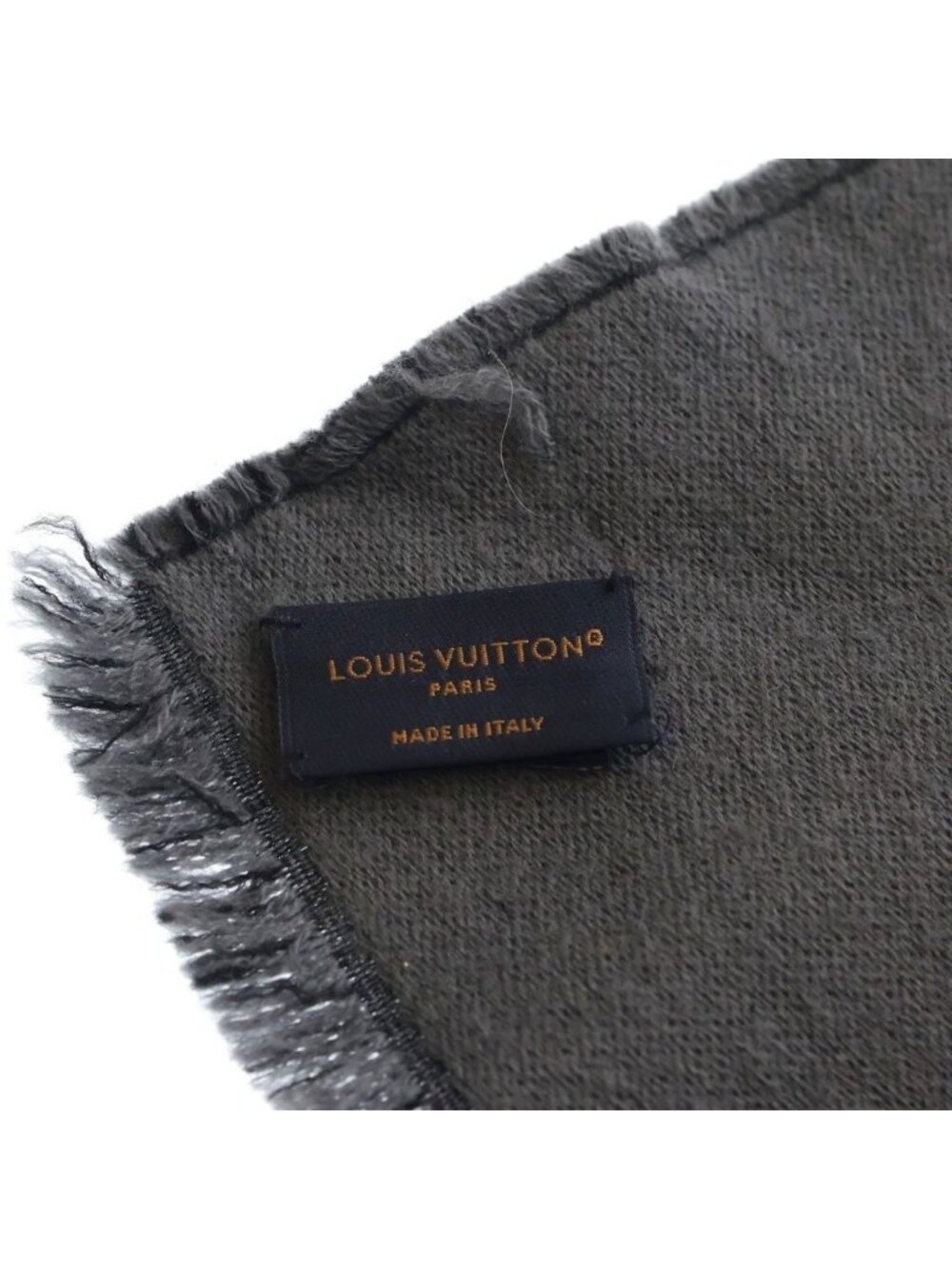 Louis Vuitton Echarpe Monogram Vivienne Wool Scarf Black - Picture 4 of 6